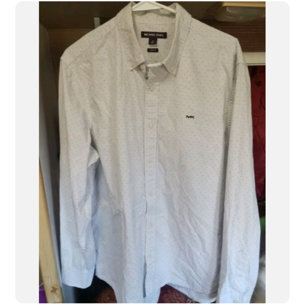 Michael kors men's long sleeve shirt size XL